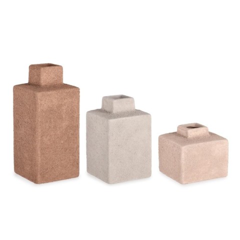 3 VASI GERD BOTTIGLIA QUADRATO 3 ASSORTITI